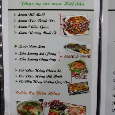 Thực đơn- Quán Ăn Hải Sản 1K