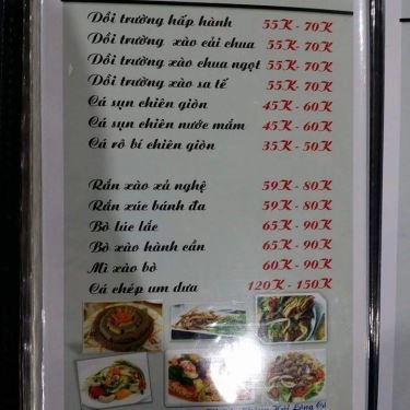 Thực đơn- Quán Ăn Hải Sản 1K