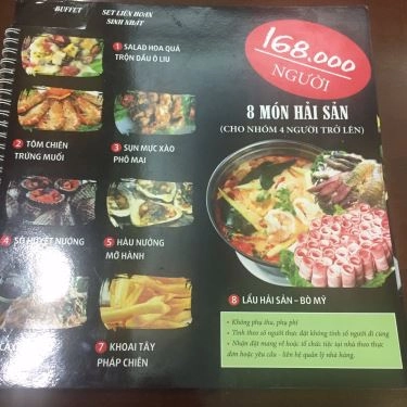 Thực đơn- Quán Ăn Hải Sản 3 Yêu Tinh - Quan Hoa
