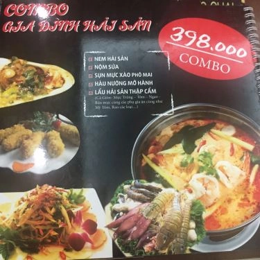 Thực đơn- Quán Ăn Hải Sản 3 Yêu Tinh - Quan Hoa