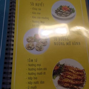 Thực đơn- Nhà Hàng Hải Sản 5 Cua - Cua Biển Cà Mau