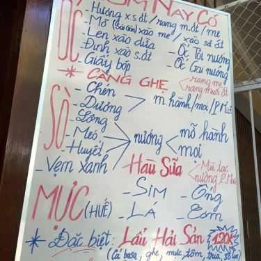 Thực đơn- Quán Ăn Hải Sản 92