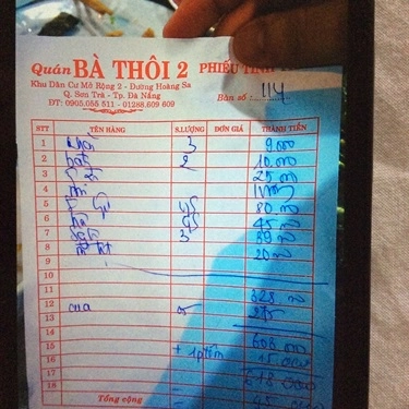 Tổng hợp- Quán Ăn Hải Sản Bà Thôi - Lê Đình Dương