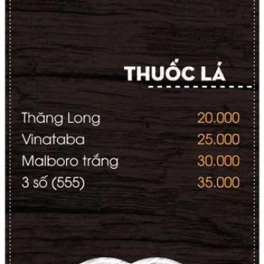 Thực đơn- Nhà Hàng Hải Sản Bảo Chi - Nguyễn Hữu Huân