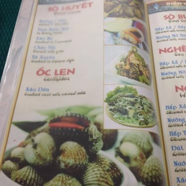 Thực đơn- Quán Ăn Hải Sản Biển Đông 1 - Phan Đăng Lưu