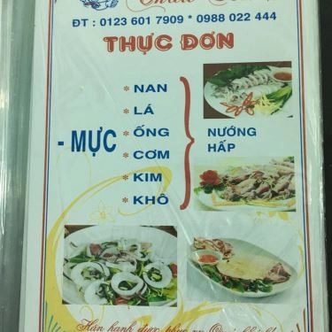 Thực đơn- Quán Ăn Hải Sản Châu Sơn - Nại Tú 2