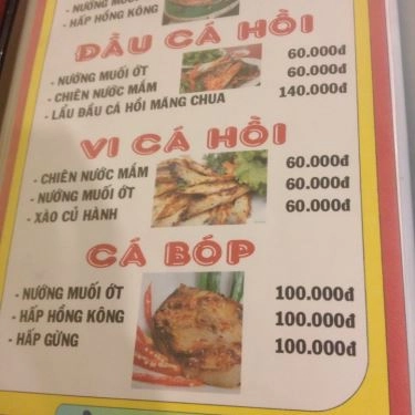 Thực đơn- Quán Ăn Hải Sản Ghẹ Tuyển