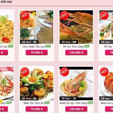 Thực đơn- Quán Ăn Hải Sản Ngọc Bích - Cua Cà Mau