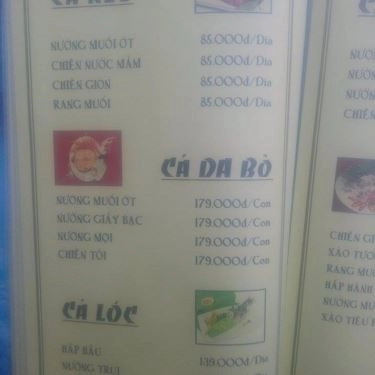 Thực đơn- Quán Ăn Hải Sản NK