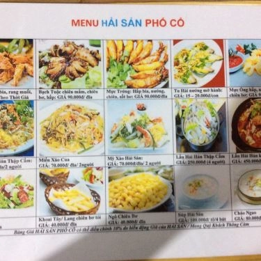 Thực đơn- Quán Ăn Hải Sản Phố Cổ