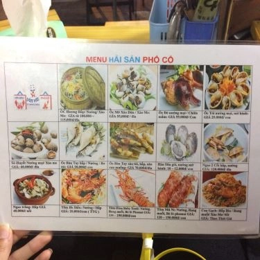 Thực đơn- Quán Ăn Hải Sản Phố Cổ