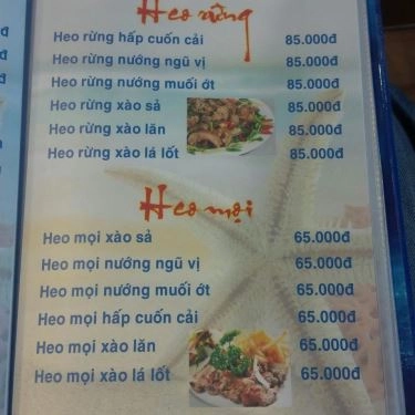 Tổng hợp- Quán Ăn Hải Sản Sóng Xanh
