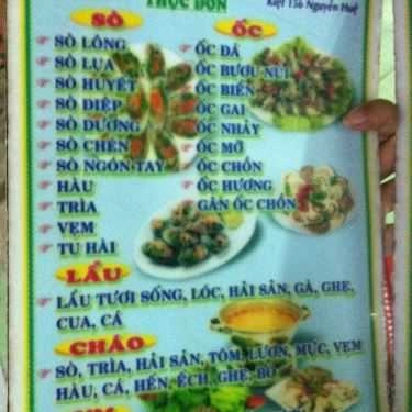 Thực đơn- Quán Ăn Hải Sản Tẹo K4