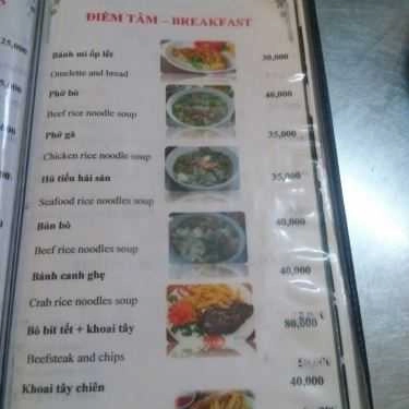 Thực đơn- Quán Ăn Hải Sản Tươi Thắm