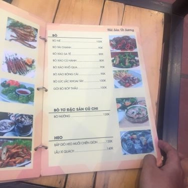 Thực đơn- Quán Ăn Hải Sản Út Sương - Phan Huy Ích