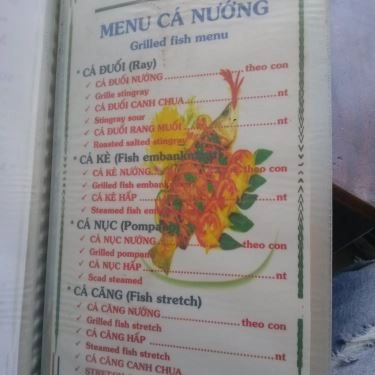 Thực đơn- Quán Ăn Hai Zồ - Nhậu Bình Dân