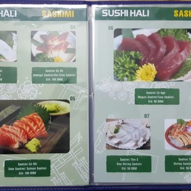Thực đơn- Quán Ăn Hali Sushi - Nguyễn Văn Lượng