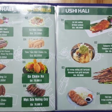 Thực đơn- Quán Ăn Hali Sushi - Nguyễn Văn Lượng