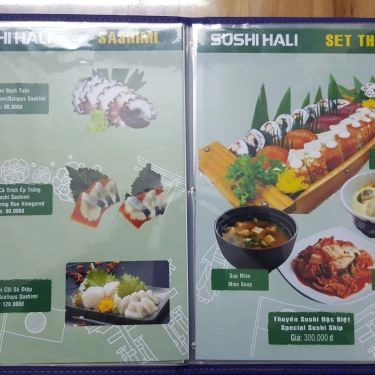 Thực đơn- Quán Ăn Hali Sushi - Nguyễn Văn Lượng