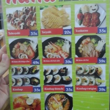 Thực đơn- Quán Ăn Hana - Mì Cay 7 Cấp Độ Hàn Quốc - Quang Trung