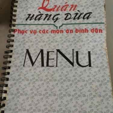 Thực đơn- Quán Ăn Hàng Dừa - Bò Nướng, Cá Lóc Nướng