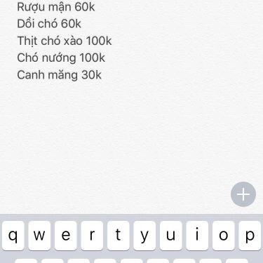 Thực đơn- Quán Ăn Hạnh Béo - Thịt Chó Đủ Món