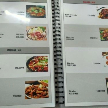 Thực đơn- Quán Ăn HanKang Quán - Lẩu Nướng Hàn Quốc