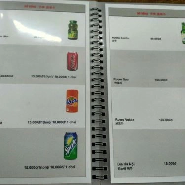Thực đơn- Quán Ăn HanKang Quán - Lẩu Nướng Hàn Quốc
