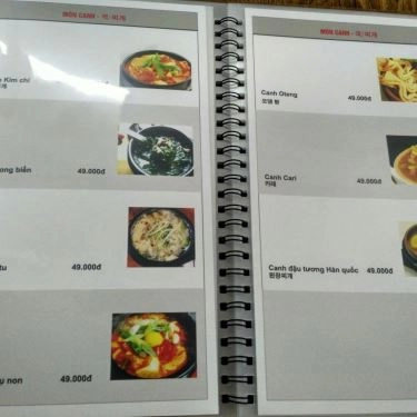 Thực đơn- Quán Ăn HanKang Quán - Lẩu Nướng Hàn Quốc