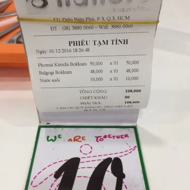 Tổng hợp- Hanuri - Quán Ăn Hàn Quốc - Điện Biên Phủ