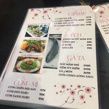 Thực đơn- Haru Haru - Quán Ăn Gia Đình