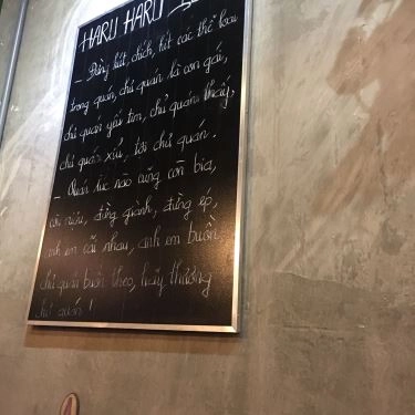 Thực đơn- Haru Haru - Quán Ăn Gia Đình