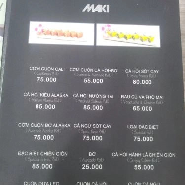 Thực đơn- Quán Ăn Haye's Kitchen - Vincom Mega Mall Thảo Điền