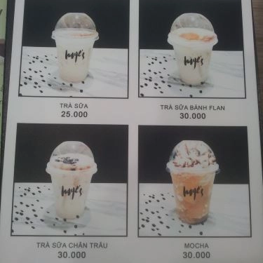 Thực đơn- Quán Ăn Haye's Kitchen - Vincom Mega Mall Thảo Điền