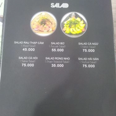 Thực đơn- Quán Ăn Haye's Kitchen - Vincom Mega Mall Thảo Điền