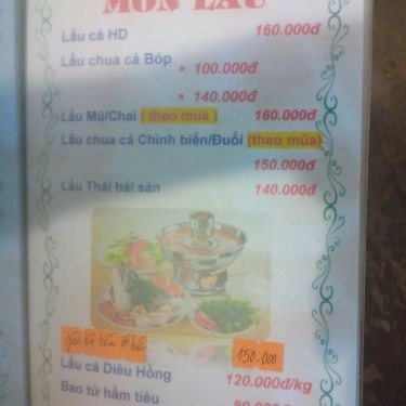 Tổng hợp- Quán Ăn HD Quán - Lẩu Cá Bớp - Thanh Đa