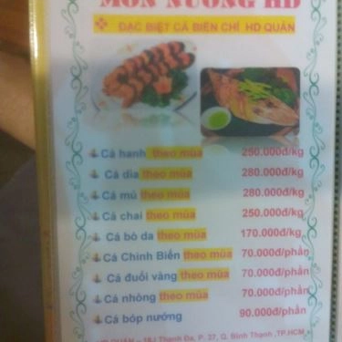 Tổng hợp- Quán Ăn HD Quán - Lẩu Cá Bớp - Thanh Đa