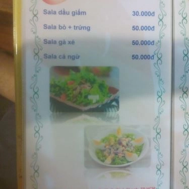Thực đơn- Quán Ăn HD Quán - Lẩu Cá Bớp - Thanh Đa