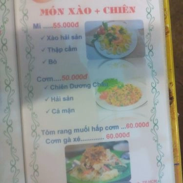 Thực đơn- Quán Ăn HD Quán - Lẩu Cá Bớp - Thanh Đa