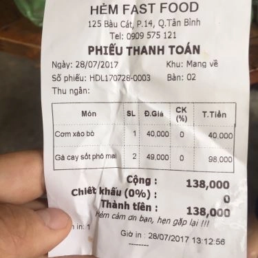 Tổng hợp- Quán Ăn Hẻm Fast Food - Món Hàn Quốc