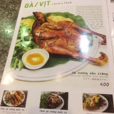 Thực đơn- Quán Ăn Hẻm Quán - 66 Hoàng Cầu