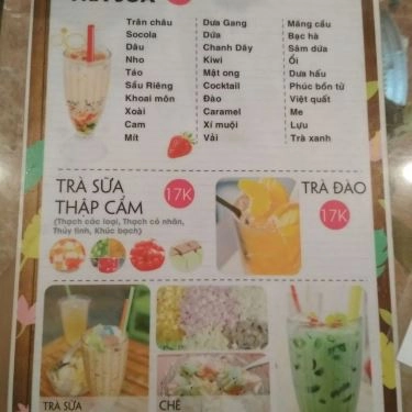 Thực đơn- Quán Ăn Hi, Sky Quán - Đặng Tất