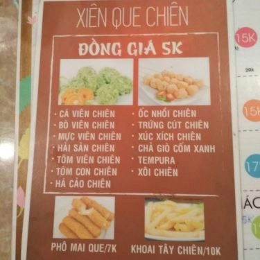 Thực đơn- Quán Ăn Hi, Sky Quán - Đặng Tất