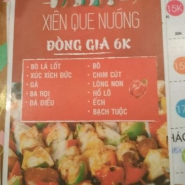 Thực đơn- Quán Ăn Hi, Sky Quán - Đặng Tất