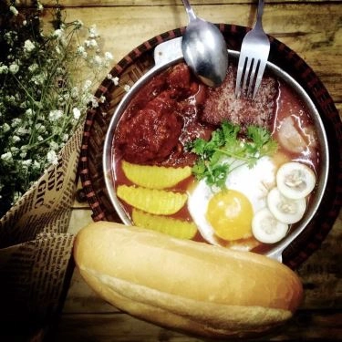 Món ăn- Quán Ăn Hiếu 79S - Bánh Mì Chảo