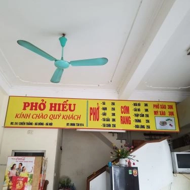 Tổng hợp- Quán Ăn Hiếu - Phở Bò & Cơm Rang