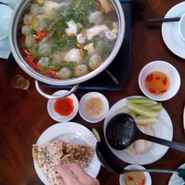 Món ăn- Hoa Biển - Lẩu Thuyền Chài & Chả Cá Ót