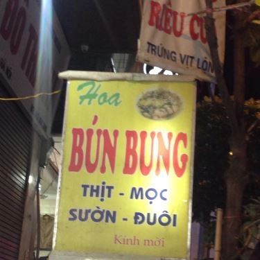 Thực đơn- Quán Ăn Hoa - Bún Bung & Bún Riêu Cua