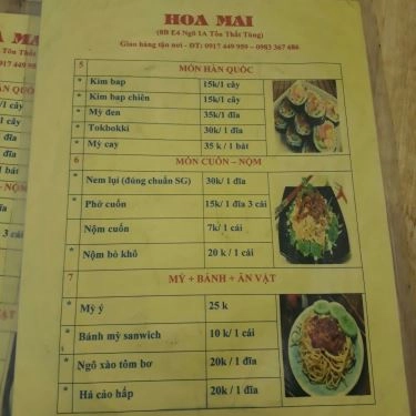 Tổng hợp- Quán Ăn Hoa Mai - Đồ Ăn Vặt