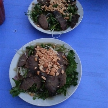 Món ăn- Quán Ăn Hoa Phương - Nộm Bò Khô